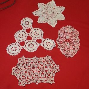 Elegant Handmade Lace Doilies